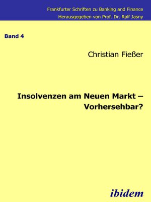cover image of Insolvenzen am Neuen Markt – Vorhersehbar?